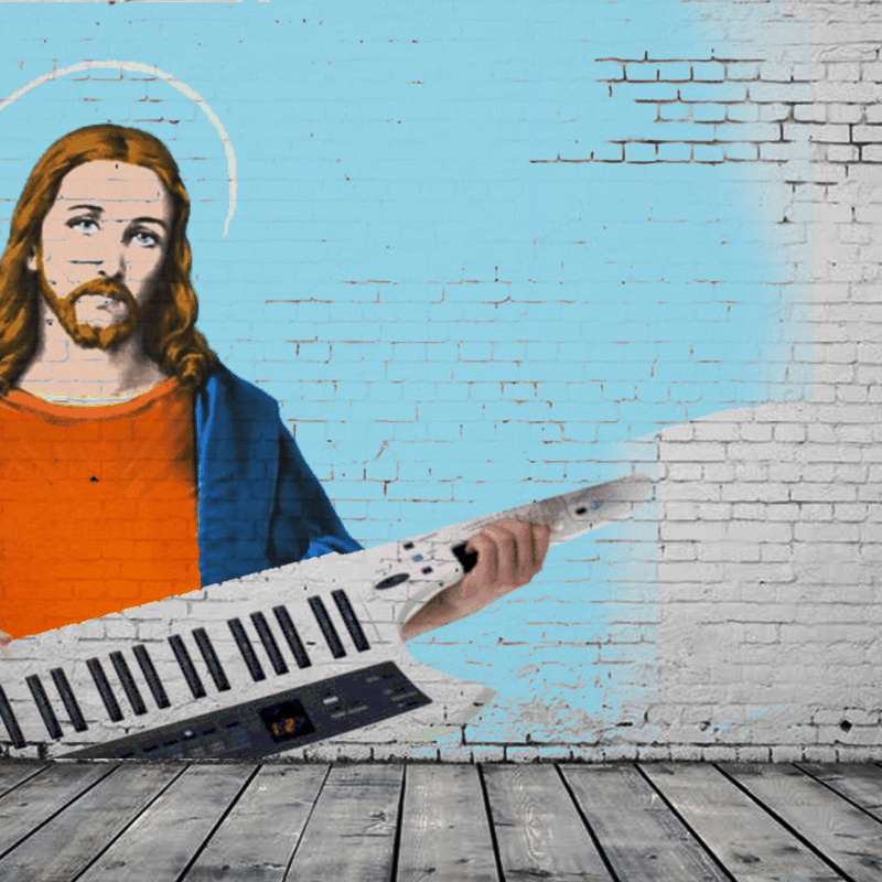 Christ au clavier