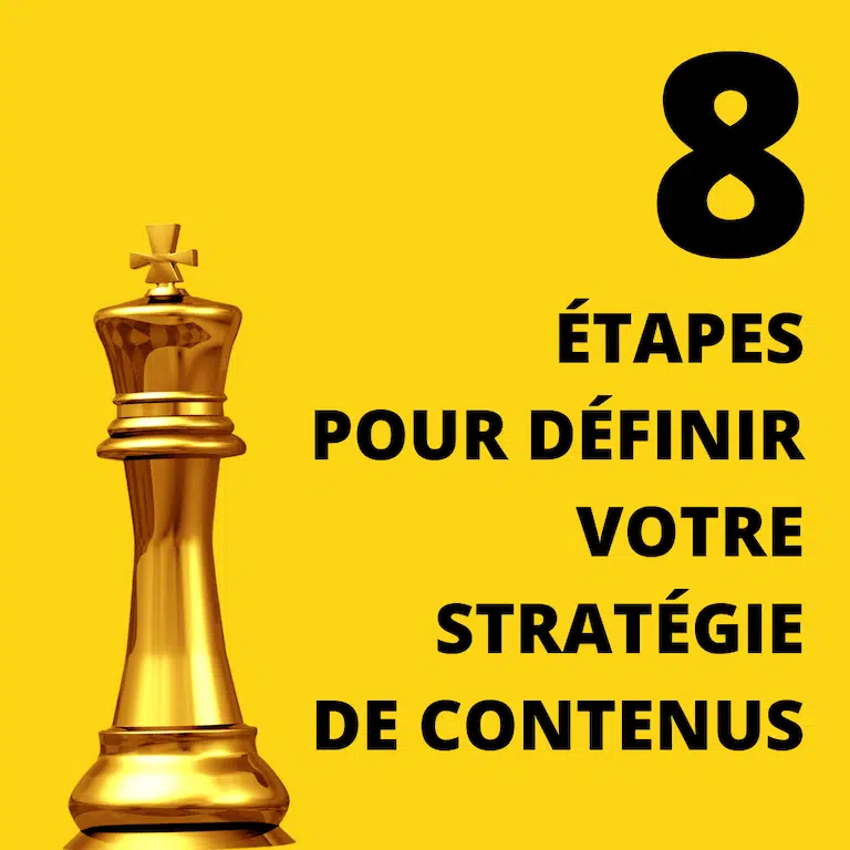 étapes définir stratégie contenus