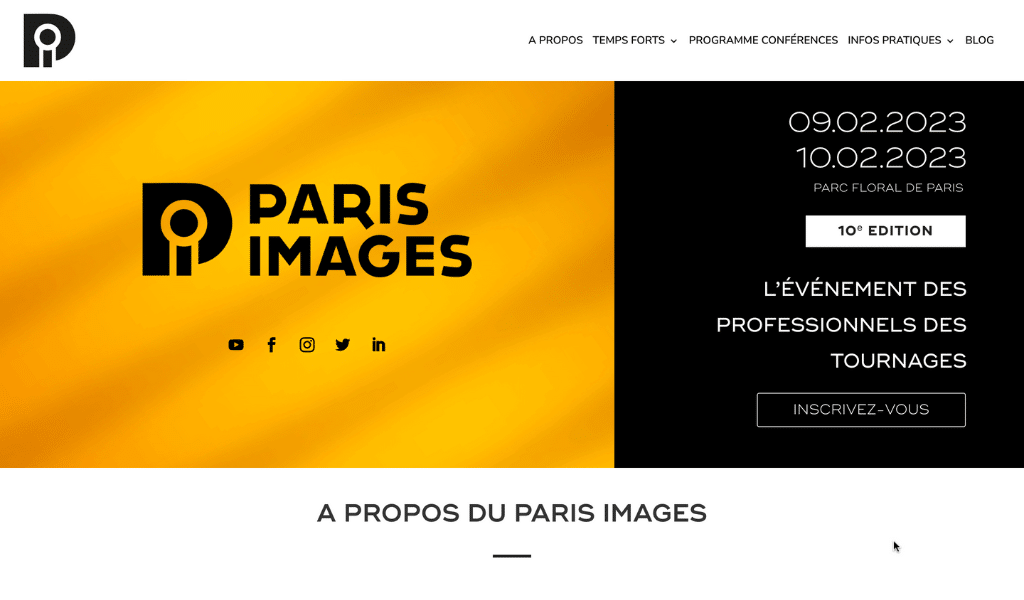 Paris images - site web