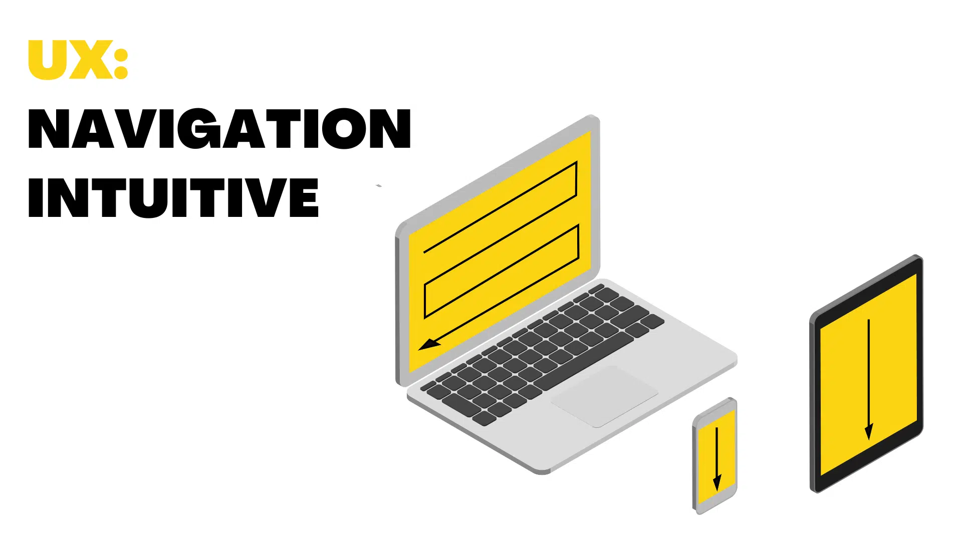 UX Site web - navigation intuitive