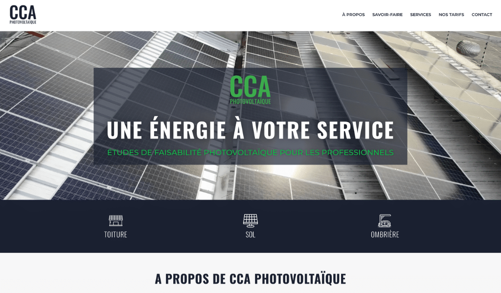 CCA photovoltaique
