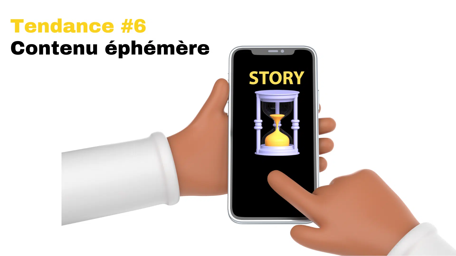 tendance communication digitale - contenu éphémère