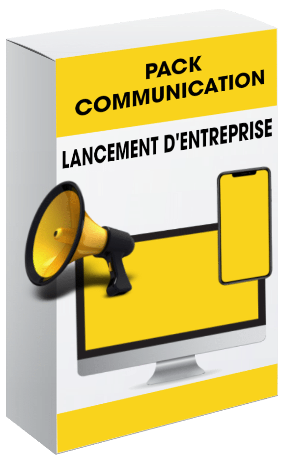 pack de communication pour le lancement d'une nouvelle entreprise