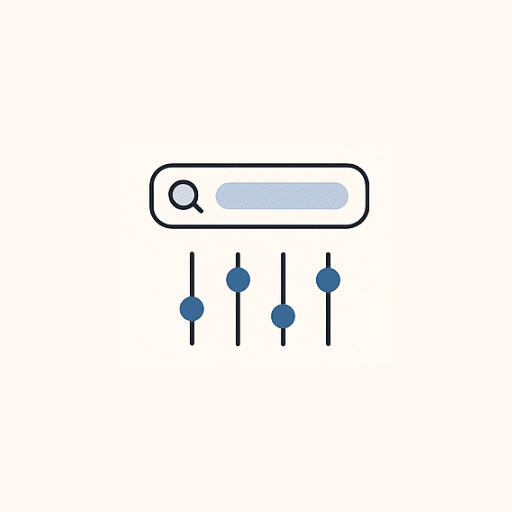 e-commerce todo list recherche et filtre oprimisé
