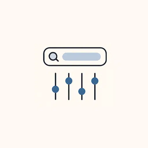 e-commerce todo list recherche et filtre oprimisé