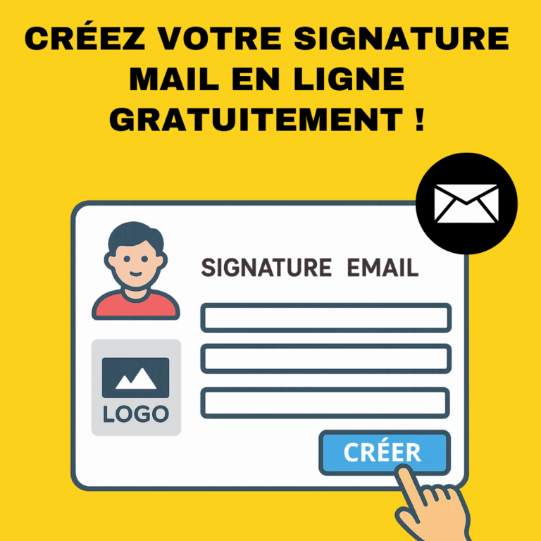 Découvrez notre générateur gratuit de signature mail en ligne