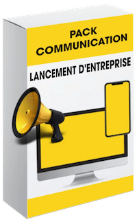 Pack de communication  pour lancement d'entreprise