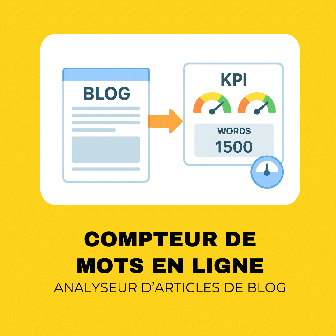 compteur de mots en ligne gratuit - analyseur d'articles de blog