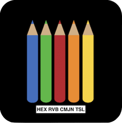 outil gratuit Convertisseur de couleur HEX RVB CMJN TSL