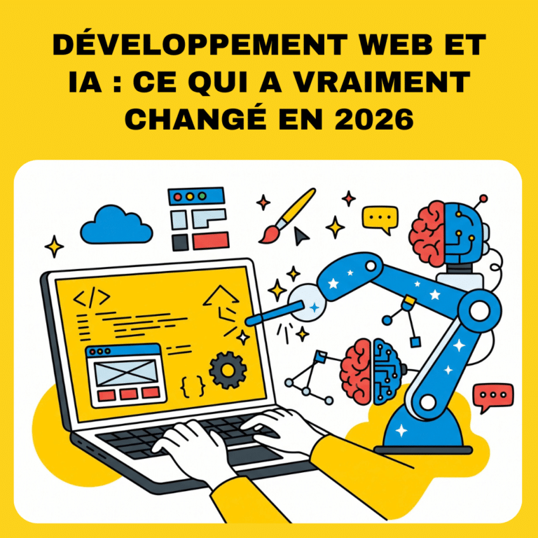IA et développement web : comment se fabrique un projet en 2026